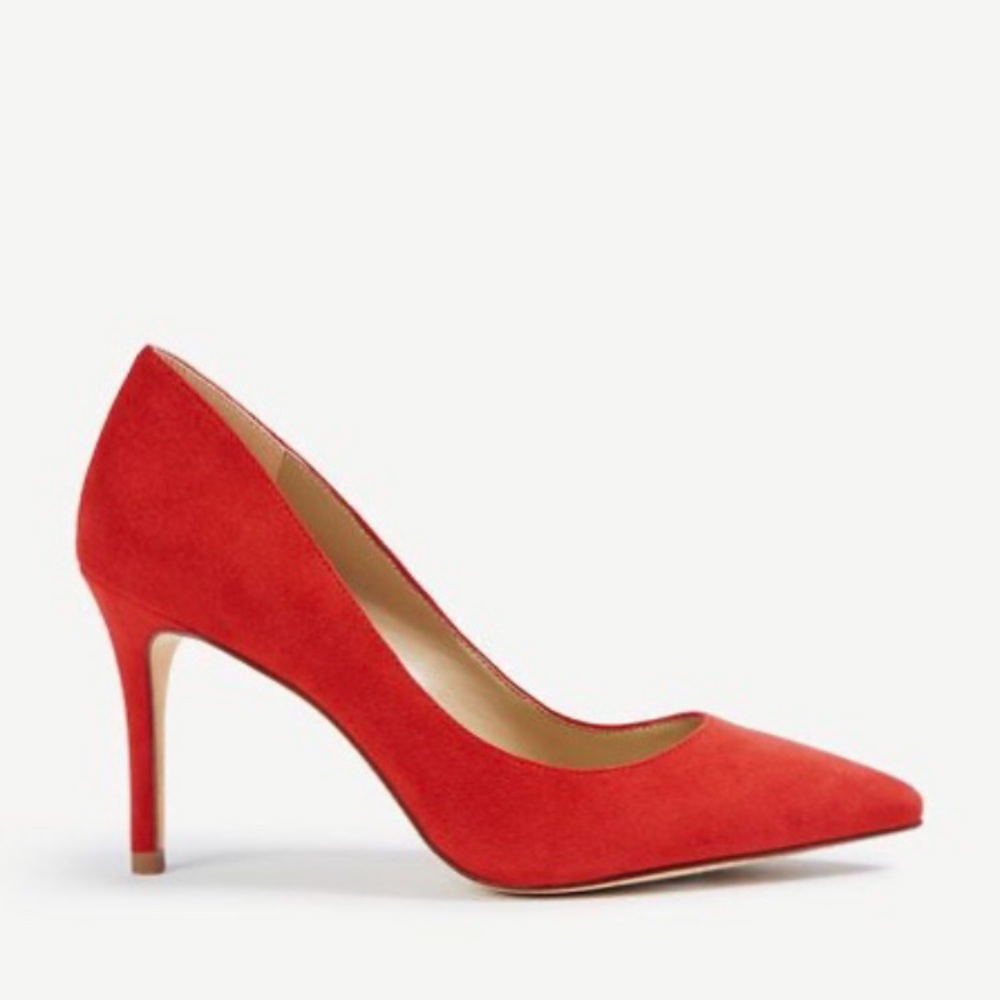 Red Suede Heels